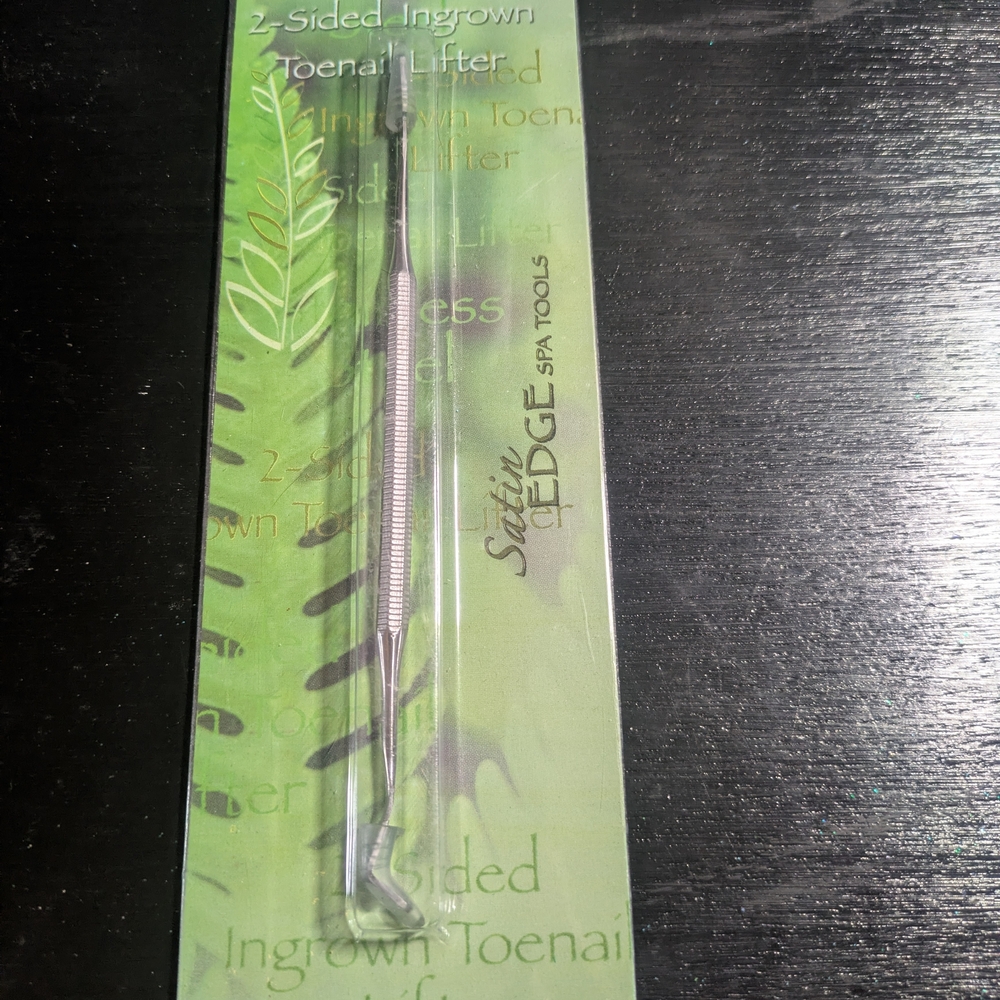 Satin Edge 2-Sided Ingrown Toenail Lifter - Silver